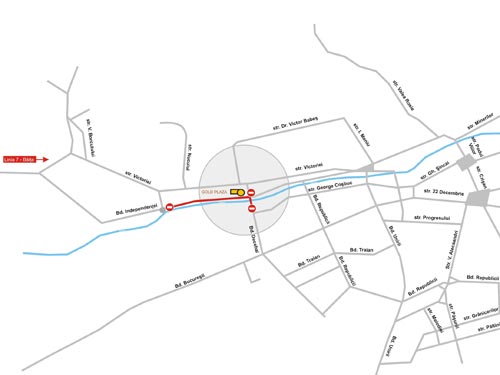 Foto harta drumuri Baia Mare - rstrictii trafic (c) eMaramures.ro